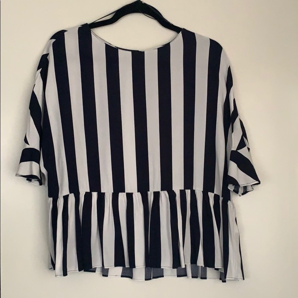 ZARA Peplum Top